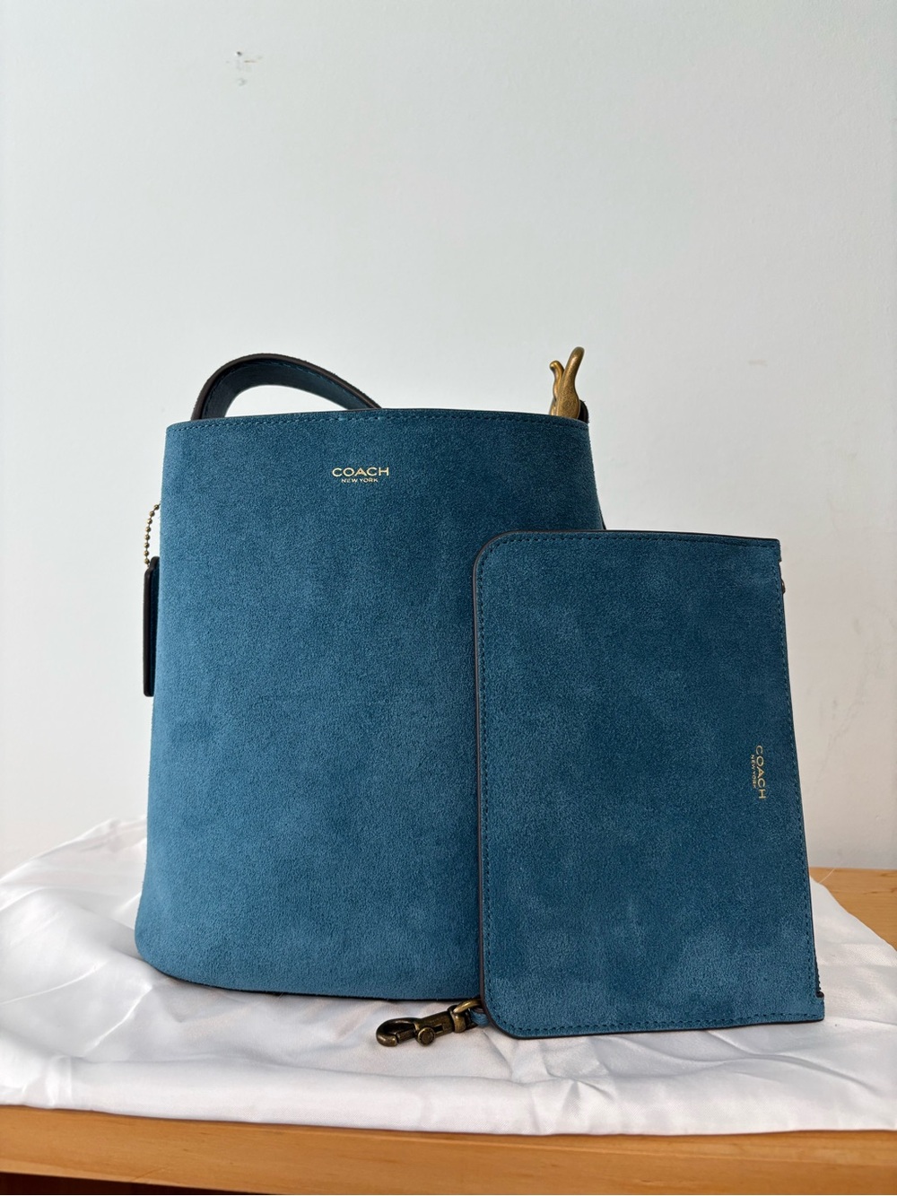 Coach Bleecker Bucket 21 - Sea Blue